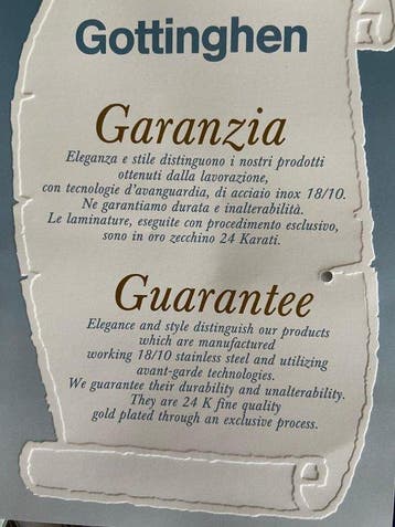 Gottinghen - Tafelservies voor 12 (75) - Staal