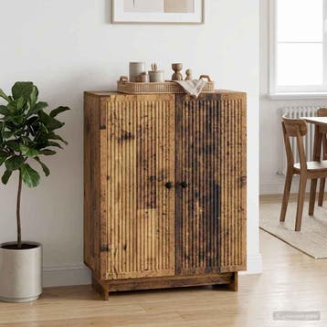 vidaXL Dressoir Oud hout 66 x 34,5 x 90 cm Bewerkt hout, Verzenden
