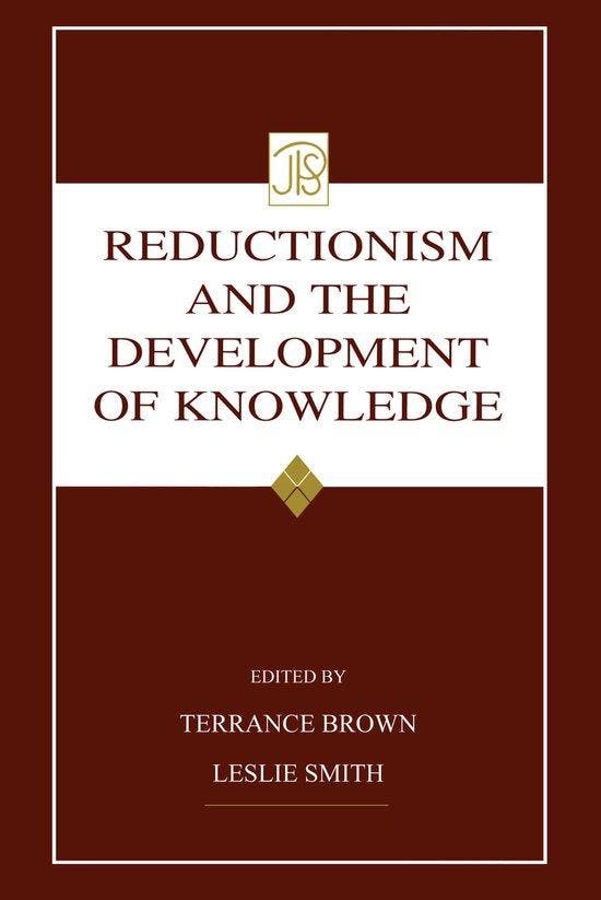 Jean Piaget Symposia Series- Reductionism and the, Boeken, Taal | Engels, Zo goed als nieuw, Verzenden