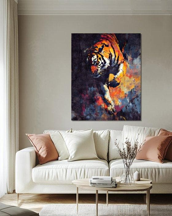 Wysocky John - The Tiger - XL, Antiquités & Art, Art | Objets design