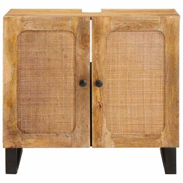 Massief Mangohout Kast | Tweede kansje | OP = OP, Huis en Inrichting, Badkamer | Badkamermeubels, Verzenden, Overige typen, 50 tot 100 cm