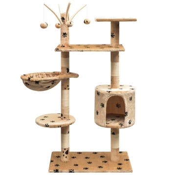 vidaXL Kattenkrabpaal met sisal krabpalen 125 cm, Dieren en Toebehoren, Verzenden, Nieuw