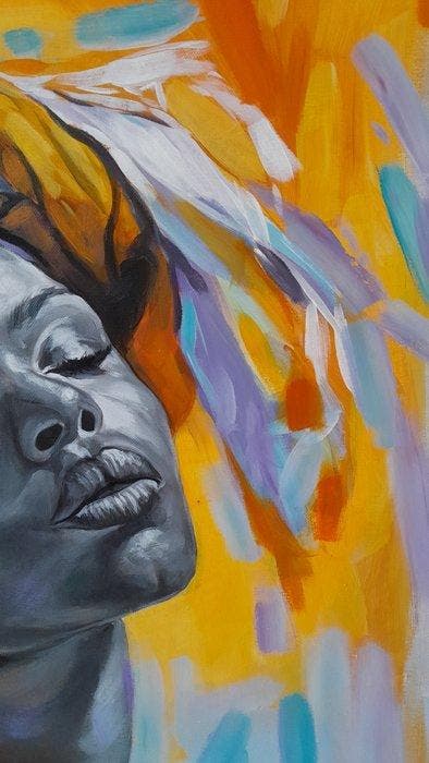 Elizabeth Nuñez Gil - “Desire”, Antiek en Kunst, Kunst | Schilderijen | Modern
