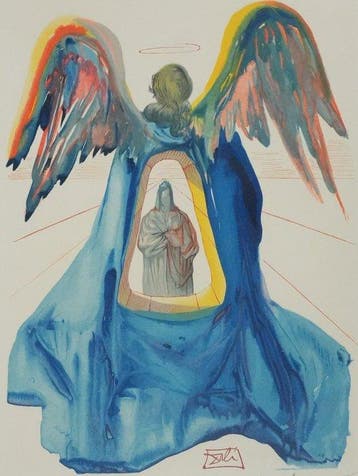 Salvador Dali (1904-1989) - Purgatoire 33 : Dante purifié, Antiek en Kunst
