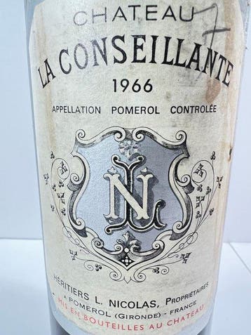 1966 Chateau La Conseillante - Pomerol - 1 Bouteille (0,75