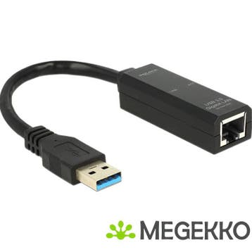 Delock 62616 USB Type-A-adapter naar Gigabit LAN, Computers en Software, Verzenden, Nieuw