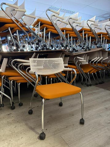 200x Vitra Vergaderstoel Stapelbaar - Zo Goed Als Nieuw!, Verzenden, Bureaustoel