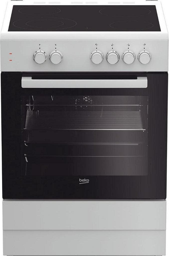 Beko FSM67010GW - Keramisch fornuis - 66L oven -, Elektronische apparatuur, Fornuizen, Ophalen of Verzenden
