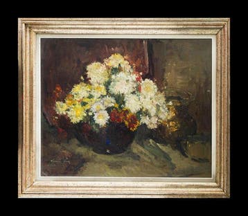 Marcelle Blum (1893-1984) - Fleurs au vase