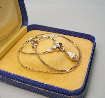 Zonder minimumprijs - Halsketting Zilver - 1.35ct. tw., Nieuw