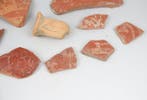 Oud-Romeins terra sigillata Fragmenten van vazen met