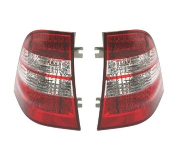 FEUX ARRIÈRE POUR MERCEDES ML W163 98-05 LED ROUGE CHROMÉ, Verzenden, Nieuw