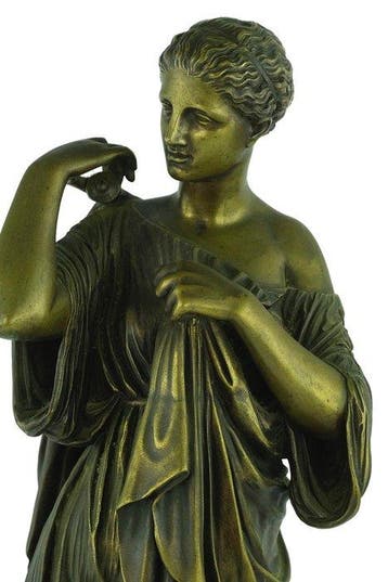 sculptuur, Diana of Gabii - Antique Art - 50 cm - Brons