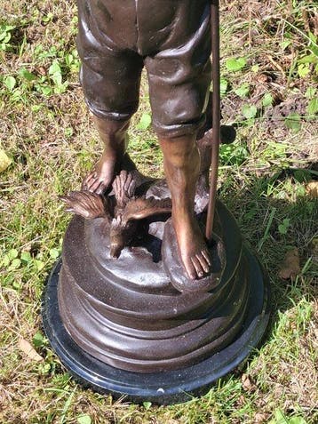 Figuur - Junger neapolitanischer Fischer - Brons, Antiek en Kunst