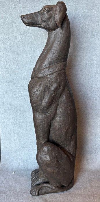 Beeld, XL windhond 76.5 cm / 5 kg - 76.5 cm - Hars