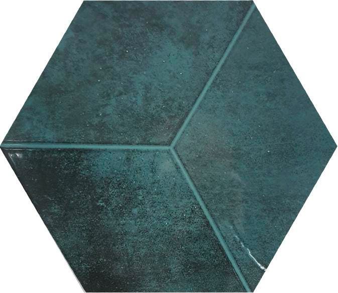 19,8X22,8 HEX KINGSBURY VERT Glans, Bricolage & Construction, Dalles & Carrelages, Enlèvement ou Envoi