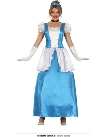 Blauwe prinsessenjurk voor dames, Ophalen of Verzenden, Nieuw