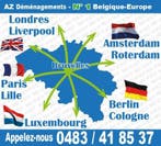 799€-Londre 299€-Paris Lille Déménagement 0486/43.67.37, Diensten en Vakmensen, Verhuizers en Opslag
