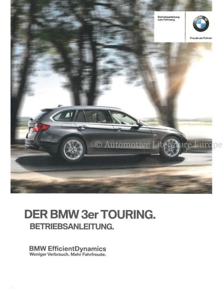 2013 BMW 3 SERIE TOURING INSTRUCTIEBOEKJE DUITS, Auto diversen, Handleidingen en Instructieboekjes