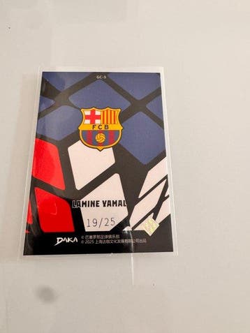 2025 DAKA FC Barcelona Lamine Yamal /25 Parallèle numéroté -