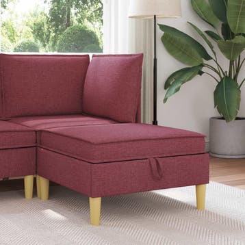 vidaXL Sofa met opslag Stof, Maison & Meubles, Canapés | Salons, Verzenden