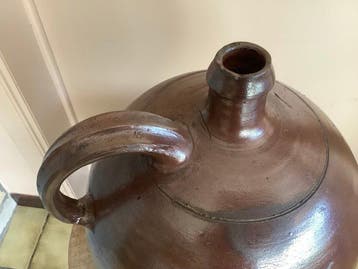 Kruik - Terracotta - Wijnkruik 19° eeuws