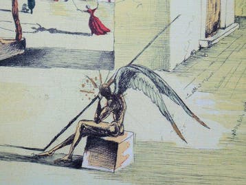 Salvador Dali (1904-1989) - Village Paranoïaque, Antiquités & Art