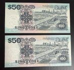 Singapour. - 2 x 50 Dollars - ND (1987) - Pick 22 (Sans prix