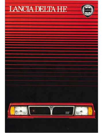 1983 LANCIA DELTA HF BROCHURE NEDERLANDS, Ophalen of Verzenden