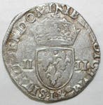 1/4 écu France Frankreich 1/4 Ecu 1584 L Bayonne Henri Iii, Verzenden, België