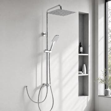 OFFO Doucheset 30x30 RVS | Tweede kansje | OP = OP, Verzenden, Zo goed als nieuw, Inox, Douche