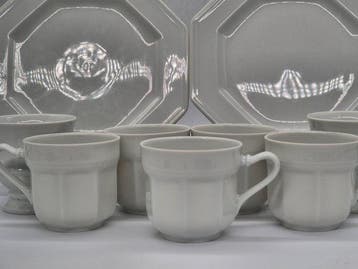 Gallo Design – Geschirr-Set – Porzellan mit achteckigem
