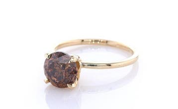 Ring - 14 karaat Geel goud - 2.02ct. tw., Nieuw