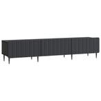 vidaXL TV Kast met lade Zwart 147 x 34,5 x 32 cm Bewerkt, Verzenden, Nieuw
