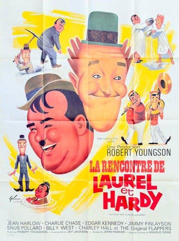 Grinsson - Laurel & Hardy - Original French Movie Poster