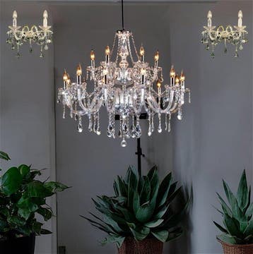 SLC Illumina - MG - Lustre (3) - Lumières 18 - Cristal -