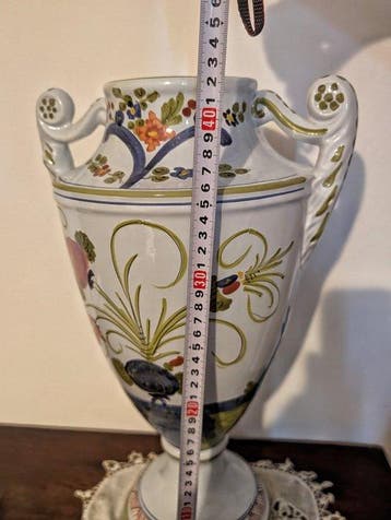 Amphore bicolore faentine - Italie (Sans prix de réserve)