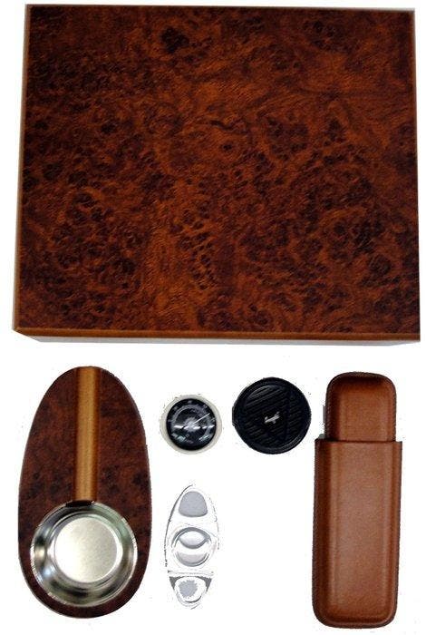 ANGELO - Zonder minimumprijs - Humidor - Hout, Verzamelen, Rookartikelen, Aanstekers en Luciferdoosjes