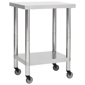 RVS Werktafel 60x30cm - 54% korting! Retour deal, Verzenden, Gebruikt, Meubilair