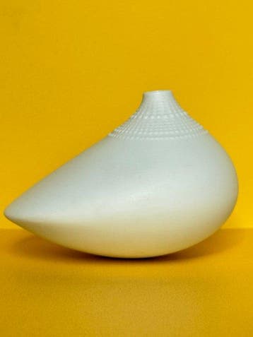 Rosenthal - Tapio Wirkkala - Vaas - kip - Porselein - Witte