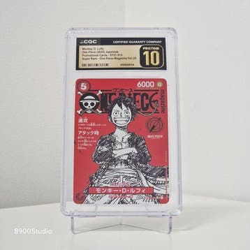Bandai - 1 Graded card - One Piece - Monkey D. Luffy, Nieuw