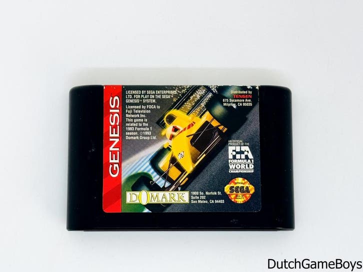 Sega Genesis - Formula 1, Games en Spelcomputers, Spelcomputers | Sega, Gebruikt, Verzenden