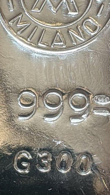 300 grammes - Argent .999 - Mario Villa Milano - Scellé &