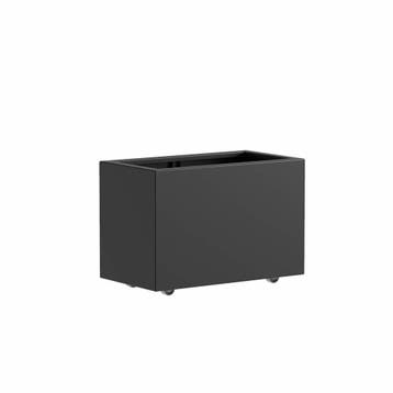 Aluminium plantenbak 90x50x60cm - Met wielen, Nieuw, Metaal, 60 tot 100 cm, 60 cm of meer