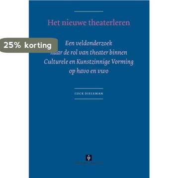 Het nieuwe theaterleren / UvA proefschriften 9789056296117, Verzenden, C. Dieleman