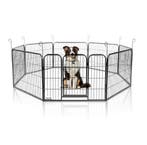 MaxxPet Hondenren Puppyren met 8 panelen - Staal - 78x60c..., Ophalen of Verzenden, Nieuw