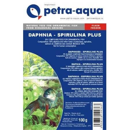 Petra Aqua Daphnia - Spirulina plus Diepvries 100Gr., Dieren en Toebehoren, Vogels | Overige Vogels