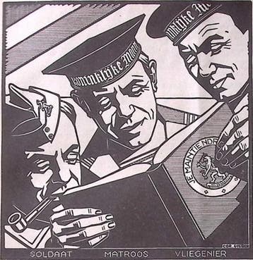 Vrij Nederland - Verveling (lijst optie), Verzamelen, Militaria | Tweede Wereldoorlog, Verzenden, Foto of Poster