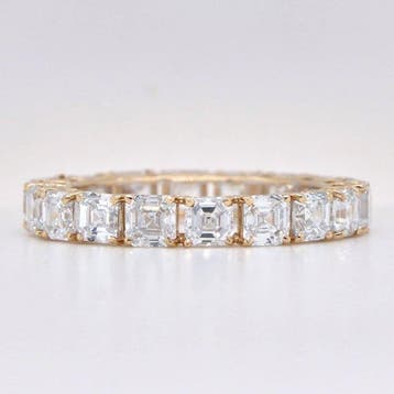 Zonder minimumprijs - Ring - 14 karaat Geel goud - 3.98ct., Nieuw