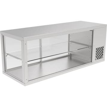 Koelvitrine | AKV-S | 225L | RVS | +6°C/+12°C | Geforceerd, Verzenden, Nieuw in verpakking